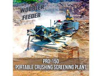 FABO PRO-150 MOBILE CRUSHER | WOBBLER FEEDER - Mobil törőgép: 1 kép.