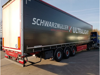 Schwarzmüller 3-A-ULTRALIGHT-Pal-Kiste Liftachse SAF 5680kgTÜV  - Ponyvás félpótkocsi: 3 kép.