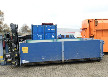 Abrollcontainer, Kran Hiab 099 BS-2 Duo  - Multiliftes konténer: 2 kép.