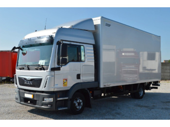 MAN TGL 8.220 XXL KOFFER+LBW 2 BETT KLIMA DEUTSCHLKW - Dobozos felépítményű teherautó: 1 kép.