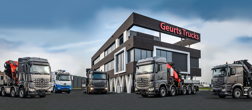 Geurts Trucks B.V. - Nyergesvontatók MERCEDES-BENZ - 8x6, légkondicionáló undefined: 16 kép.