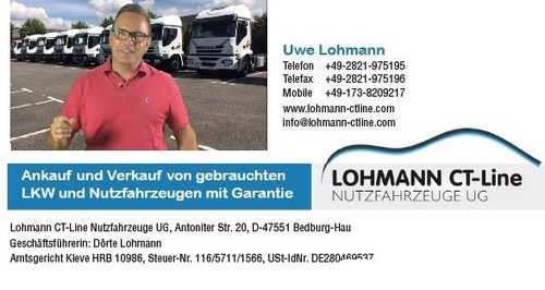 SCHMIDT 3-Achs Kofferauflieger+ LBW - Félpótkocsi