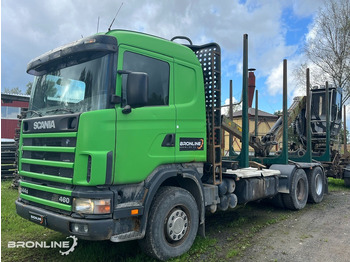 Rönkszállító teherautó SCANIA R144