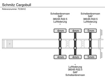 Félpótkocsi dobozos Schmitz Cargobull: 2 kép.