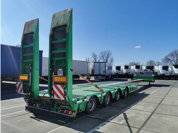 Félpótkocsi mélybölcsős Faymonville 4 AXLE LOW BED EXTENDABLE RAMPS: 2 kép.