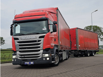 Ponyvás teherautó SCANIA R 450