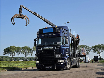 Rönkszállító teherautó SCANIA R 730