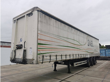 Ponyvás félpótkocsi VAN HOOL