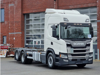 Cserefelépítményes teherautó SCANIA G 500
