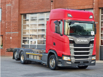Cserefelépítményes teherautó SCANIA S 500