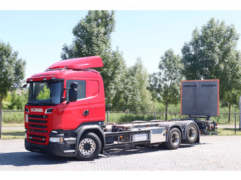 Cserefelépítményes teherautó SCANIA R 580