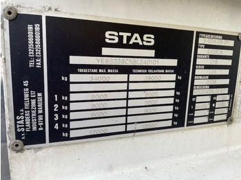 Félpótkocsi billenőplatós a következők szállításához ömlesztett áruk Stas: 3 kép.