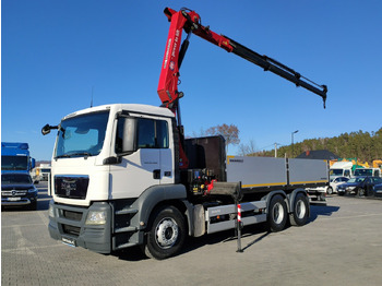 Platós teherautó MAN TGS 26.360