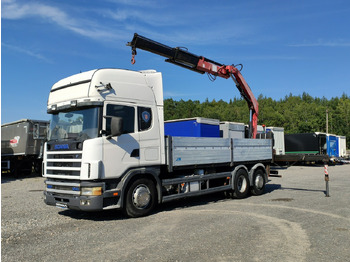 Platós teherautó SCANIA 124