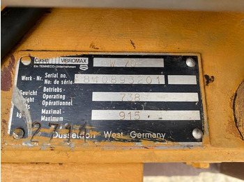 Minihenger Case Vibromax W 70: 5 kép.