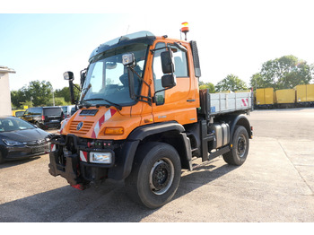 Billenőplatós teherautó UNIMOG U400 Euro5 Typ 405 VarioPilot 6 Zylinder SFZ KOM: 4 kép.