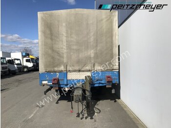 Ponyvás pótkocsi Kraemer, Georg Pritschenanhänger Tandemanhänger 5 m BPW - luft: 5 kép.
