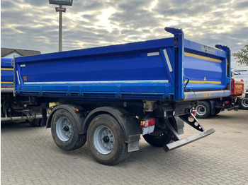 Pótkocsi billenőplatós MEILLER Tandemkippanhänger MZDA 18 22 Kippanhänger Liftachse Topzust.: 3 kép.