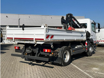 Billenőplatós teherautó, Darus autó Mercedes-Benz Atego 1224 K 2-Achs Kipper Kran Hiab +Greiferst.: 4 kép.