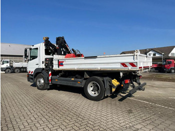 Billenőplatós teherautó, Darus autó Mercedes-Benz Atego 1224 K 2-Achs Kipper Kran Hiab +Greiferst.: 3 kép.
