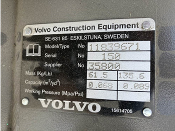 Kotrórakodó Volvo Tieflöffel mit Zähnen - Festanbau: 4 kép.