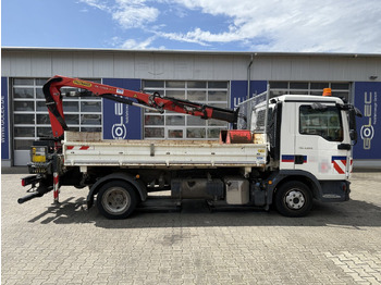 Billenőplatós kisteherautó MAN TGL 8.220 4x2 Kipper Kran Palfinger 7.001-K A: 3 kép.