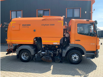 Utcaseprő gép Mercedes-Benz Atego Kehrmaschine BUCHER CITYFANT 5000: 2 kép.