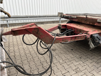 Pótkocsi mélybölcsős a következők szállításához nehézgépek Goldhofer TU 3-24/80 TU 3-24/80, hydr. Rampen, Verbr. auf 3m: 4 kép.