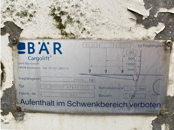 Pótkocsi hűtős KA 18 ROHR 2-A-Kühlanhänger, LBW: 5 kép.