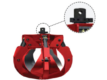 Új Polip kanál - Építőipari gépek DEMOQ DRH280 - 6P Hydraulic Polyp -grab 470 kg: 2 kép.