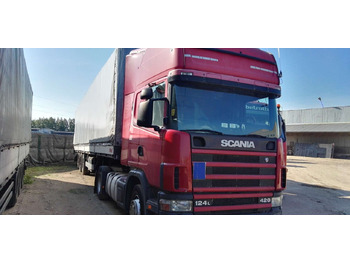 Nyergesvontató Scania R124: 2 kép.