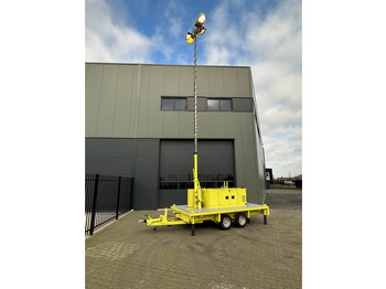 Áramfejlesztő Atlas-Copco Unique generator with light pole on trailer!: 2 kép.
