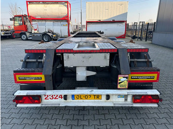 Félpótkocsi cserefelépítményes Burg 20FT + 20FT SWAP ADR (EX/II, EX/III, FL, AT) Chassis, empty weight: 3.690kg, SAF INTRADISC, 2x Liftaxle, NL-chassis, APK/ADR: 08: 4 kép.