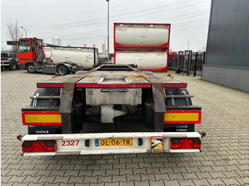 Félpótkocsi cserefelépítményes Burg 20FT ADR (EX/II, EX/III, FL, AT) Chassis, leeggewicht: 3.690kg, SAF INTRADISC, 2x Liftaxle, NL-chassis, APK: 08-2025: 4 kép.