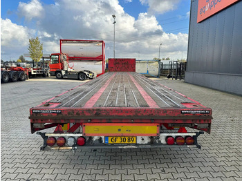 Platós félpótkocsi KEL-BERG HEAVY-DUTY MEGA PLATFORM, 1x 40FT / 2x 20FT HECKBÜNDIG, SAF + SCHEIBEBREMSEN, NL Auflieger: 4 kép.