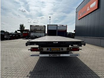Platós félpótkocsi Schmitz Cargobull Scheibebremsen, galvanisiert, Rungtasschen, NL-Auflieger: 4 kép.