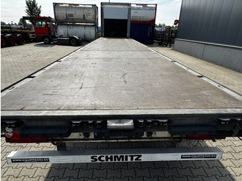 Platós félpótkocsi Schmitz Cargobull Scheibebremsen, galvanisiert, Rungtasschen, NL-Auflieger: 5 kép.