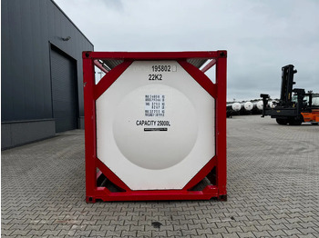 Tartály konténer a következők szállításához vegyi anyagok Welfit Oddy 20FT ISO, 24.990L / 1-COMP / 3 BAFFELS / T11 / 22K2 / 4 manholes / 5Y- + CSC-inspection valid until 04/2028: 5 kép. Tartály konténer a következők szállításához vegyi anyagok Welfit Oddy 20FT ISO, 24.990L / 1-COMP / 3 BAFFELS / T11 / 22K2 / 4 manholes / 5Y- + CSC-inspection valid until 04/2028: 5 kép.