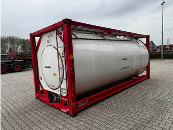 Tartály konténer a következők szállításához vegyi anyagok Welfit Oddy 20FT ISO, 24.990L / 1-COMP / 3 BAFFELS / T11 / 22K2 / 4 manholes / 5Y- + CSC-inspection valid until 04/2028: 4 kép. Tartály konténer a következők szállításához vegyi anyagok Welfit Oddy 20FT ISO, 24.990L / 1-COMP / 3 BAFFELS / T11 / 22K2 / 4 manholes / 5Y- + CSC-inspection valid until 04/2028: 4 kép.