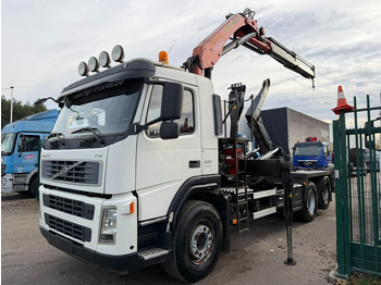 Horgos rakodó teherautó, Darus autó Volvo FM 400 6x2 HOOKLIFT + CRANE PALFINGER PK 15500 B (2x) - 5/6 F - MANUAL - EURO 4 - BE TRUCK: 2 kép. Horgos rakodó teherautó, Darus autó Volvo FM 400 6x2 HOOKLIFT + CRANE PALFINGER PK 15500 B (2x) - 5/6 F - MANUAL - EURO 4 - BE TRUCK: 2 kép.