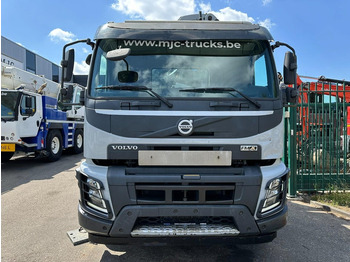 Platós teherautó, Darus autó Volvo FMX 330 8x4 TRIDEM PRITSCHE + KRAN EFFER 265 / 6S - PLATFORM 7m50 - EURO 6 - RADIO - *473.000km* - TÜV 05/2026 - BE TRUCK: 3 kép.