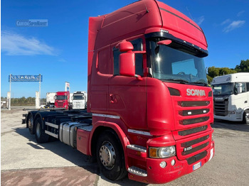 Cserefelépítményes teherautó SCANIA R 450