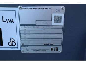 Áramfejlesztő Atlas Copco QAS 40 ST3 Valid inspection, *Guarantee! Diesel, 4: 3 kép.