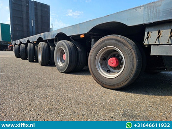 Félpótkocsi mélybölcsős Nooteboom 6-ass. Semi dieplader met dubbele hydr. Kleppen / 5x gestuurd: 5 kép.