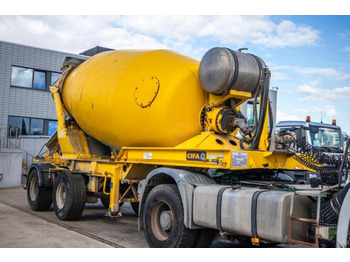 Betonkeverő félpótkocsi Cifa BETON MIXER/MALAXEUR/MISCHER-12M3- STEERING AXLE: 2 kép.