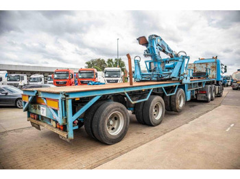 Platós félpótkocsi Kennis KRAAN/CRANE/GRUE/KRAN - KENNIS 14 TON/M: 5 kép. Platós félpótkocsi Kennis KRAAN/CRANE/GRUE/KRAN - KENNIS 14 TON/M: 5 kép.