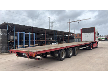 Platós félpótkocsi Van Hool 3B2011 (HOLLAND TRAILER / DRUM BRAKES / FREINS TAMBOURS): 3 kép.