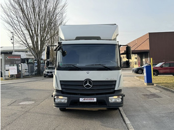 Dobozos kisteherautó Mercedes-Benz Atego 818L Koffer 6,3m LBW Klima Autom. Luftgef.: 2 kép.