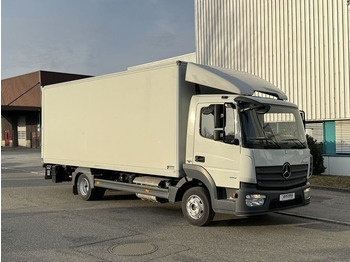 Dobozos kisteherautó Mercedes-Benz Atego 818L Koffer 6,3m LBW Klima Autom. Luftgef.: 3 kép.