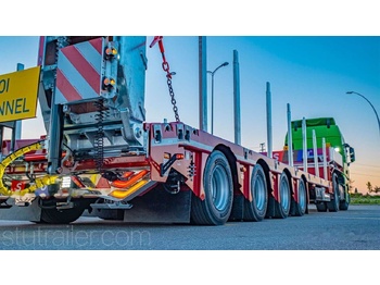Új Félpótkocsi mélybölcsős STU 4 Axle Extendable Lowbed Trailer: 3 kép.